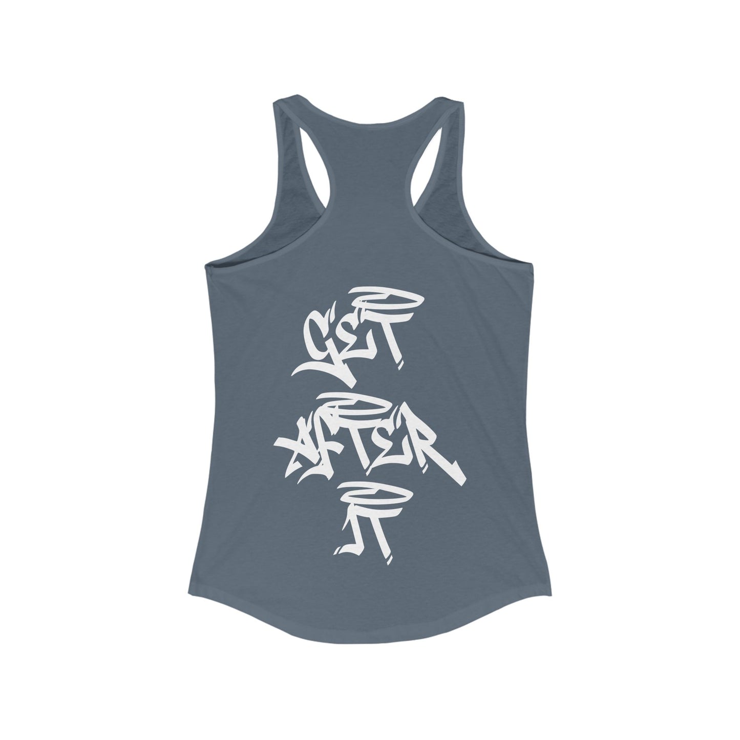 Women's "Get After It" - V2 Tank Top (White)