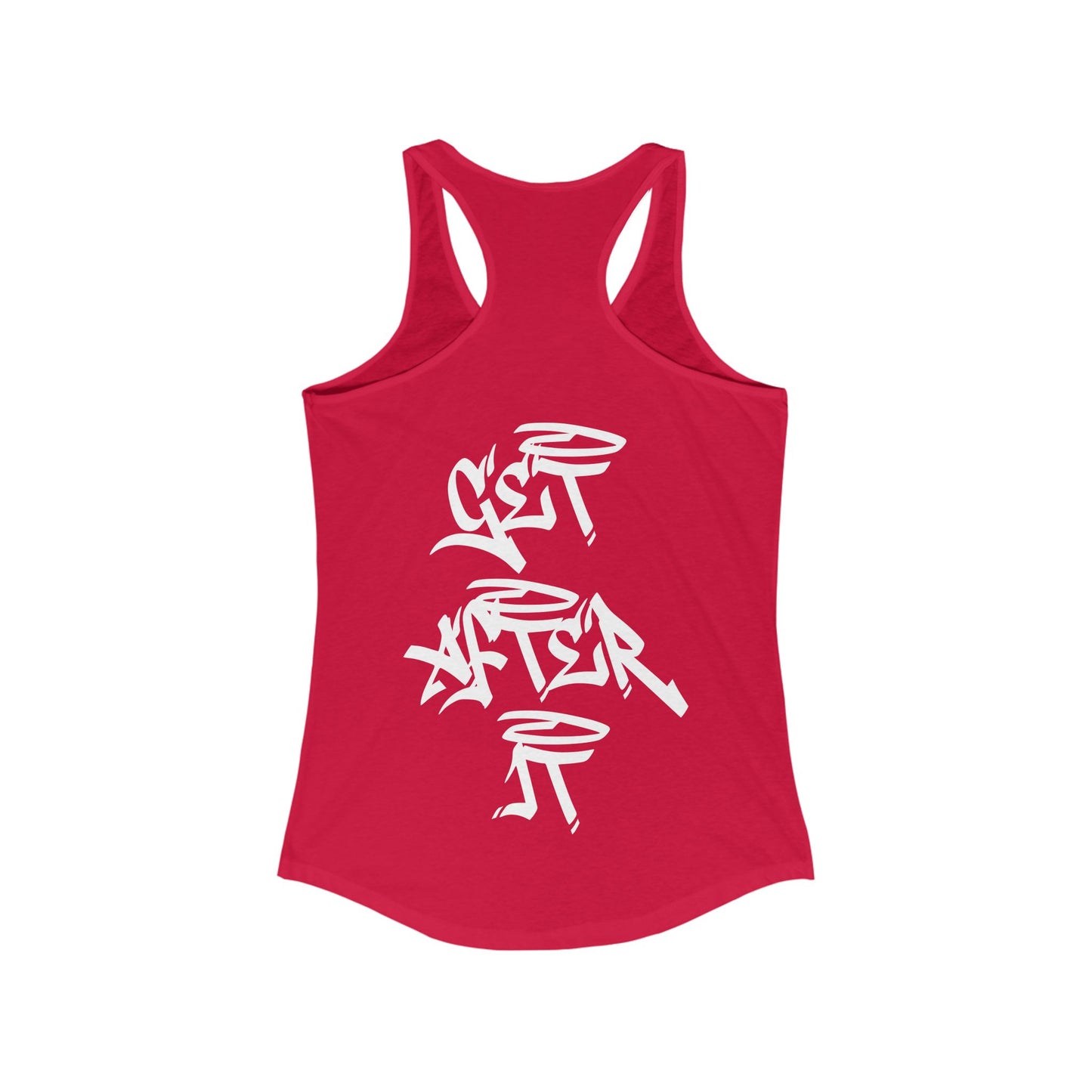 Women's "Get After It" - V2 Tank Top (White)