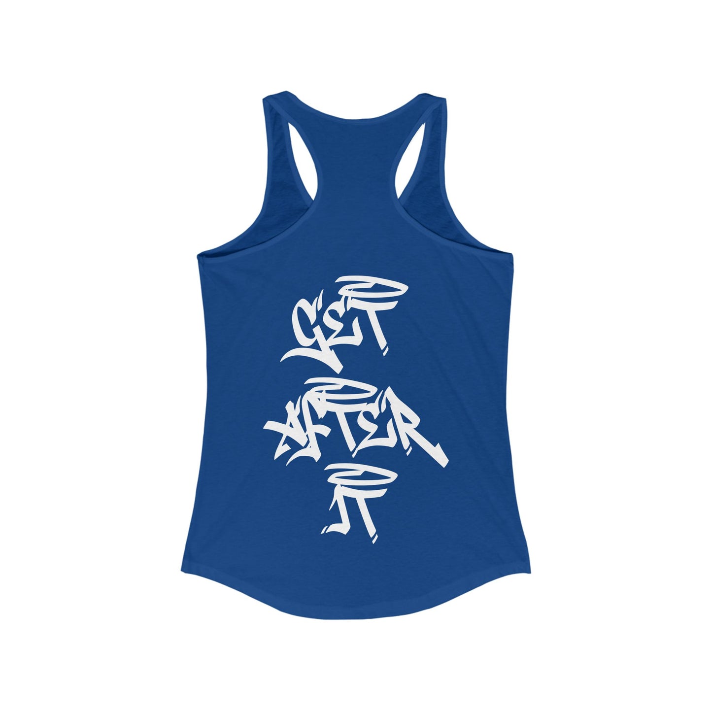 Women's "Get After It" - V2 Tank Top (White)