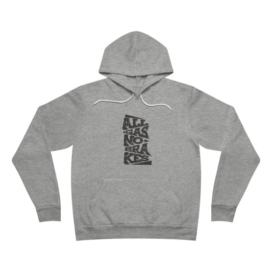 Men's Regular Hoodie - All Gas No Breaks (Black)