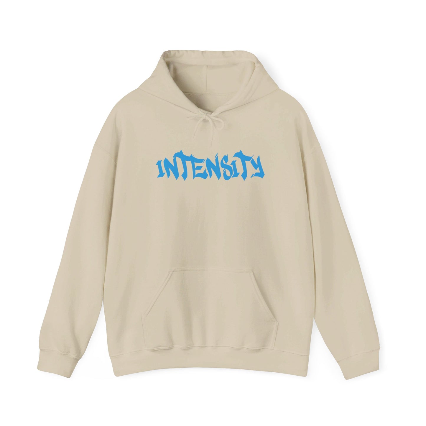 Women's "INTENSITY" Heavy Hoodie (Baby Blue)