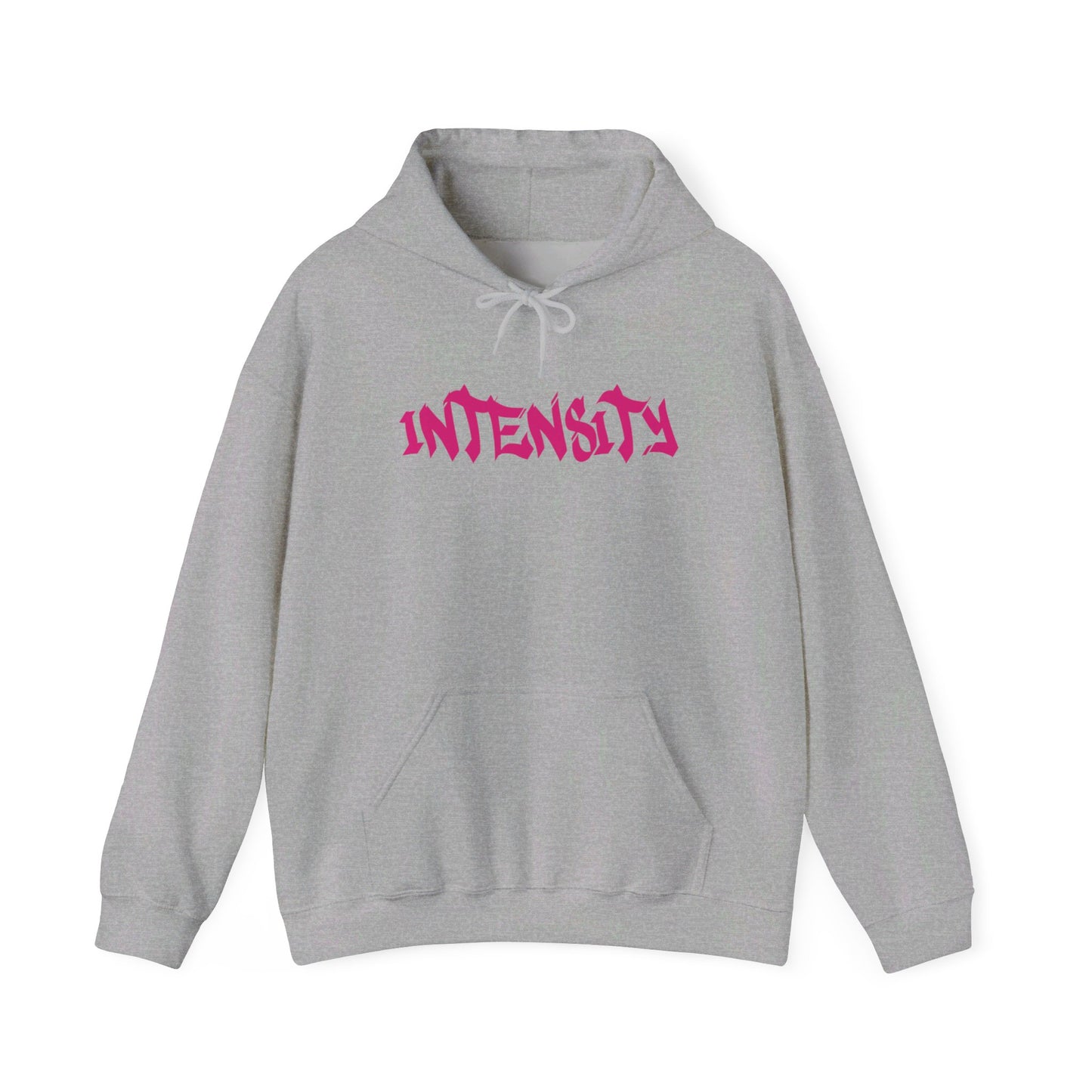 Men's "INTENSITY" Heavy Hoodie (Hot Pink)