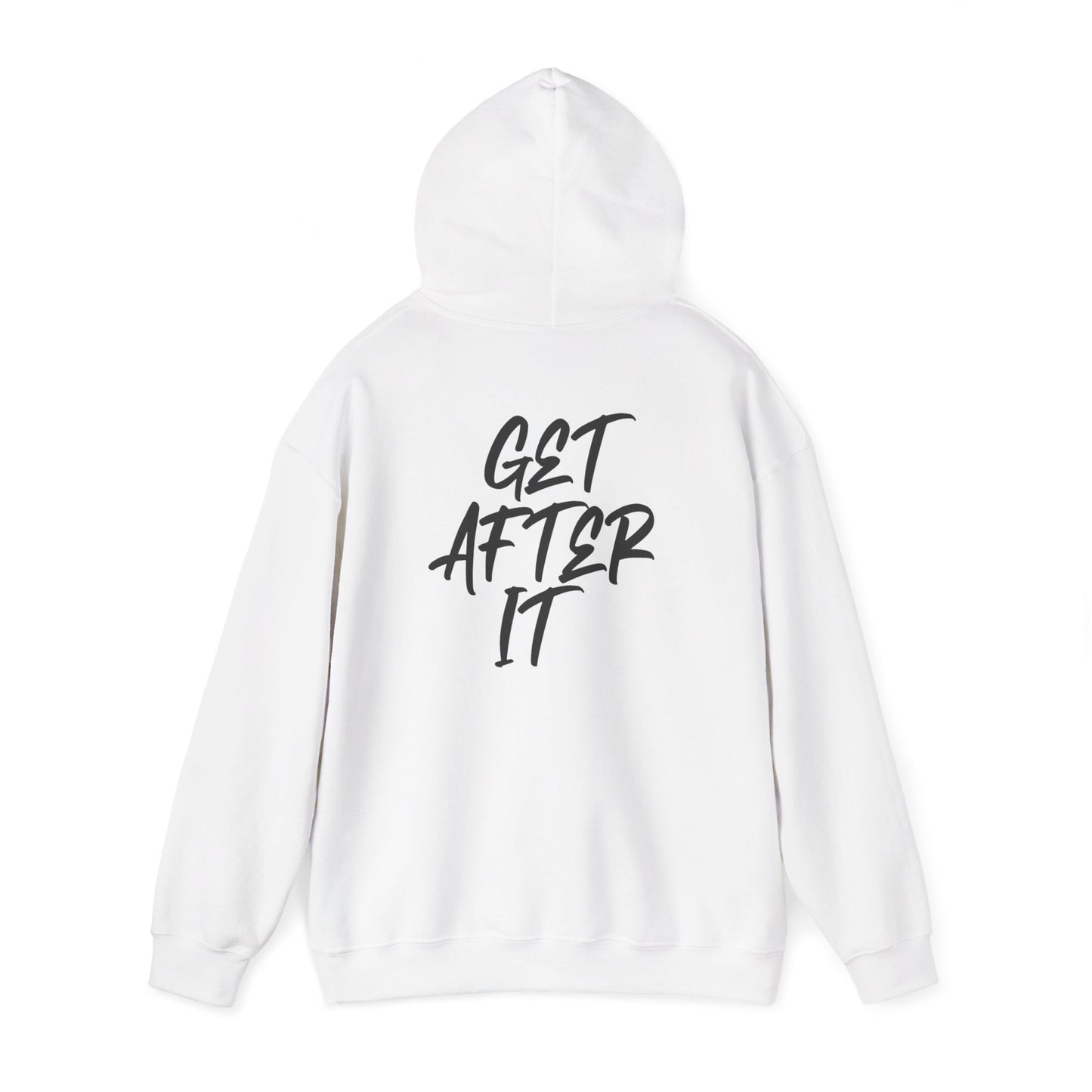 Men's "Get After It" V1 Heavy Hoodie (Black)