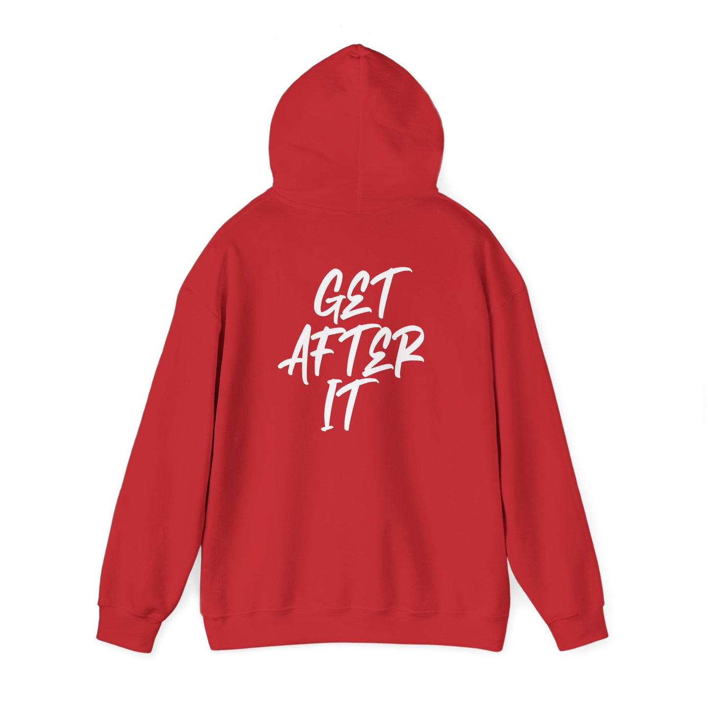 Men's "Get After It" V1 Heavy Hoodie (White)