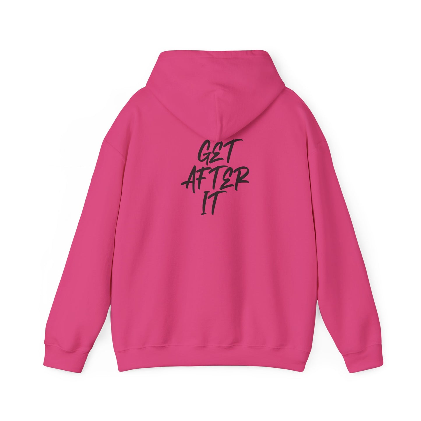 Women's "Get After It" V1 Heavy Hoodie (Black)