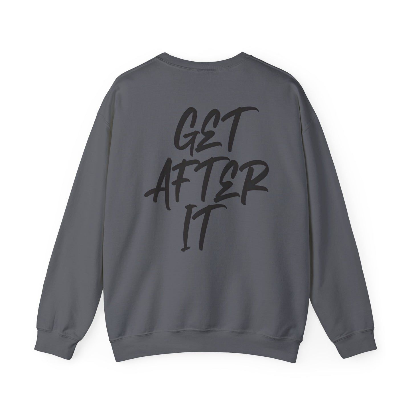 Men's "Get After It" - V1 Crewneck Sweatshirt (Black)