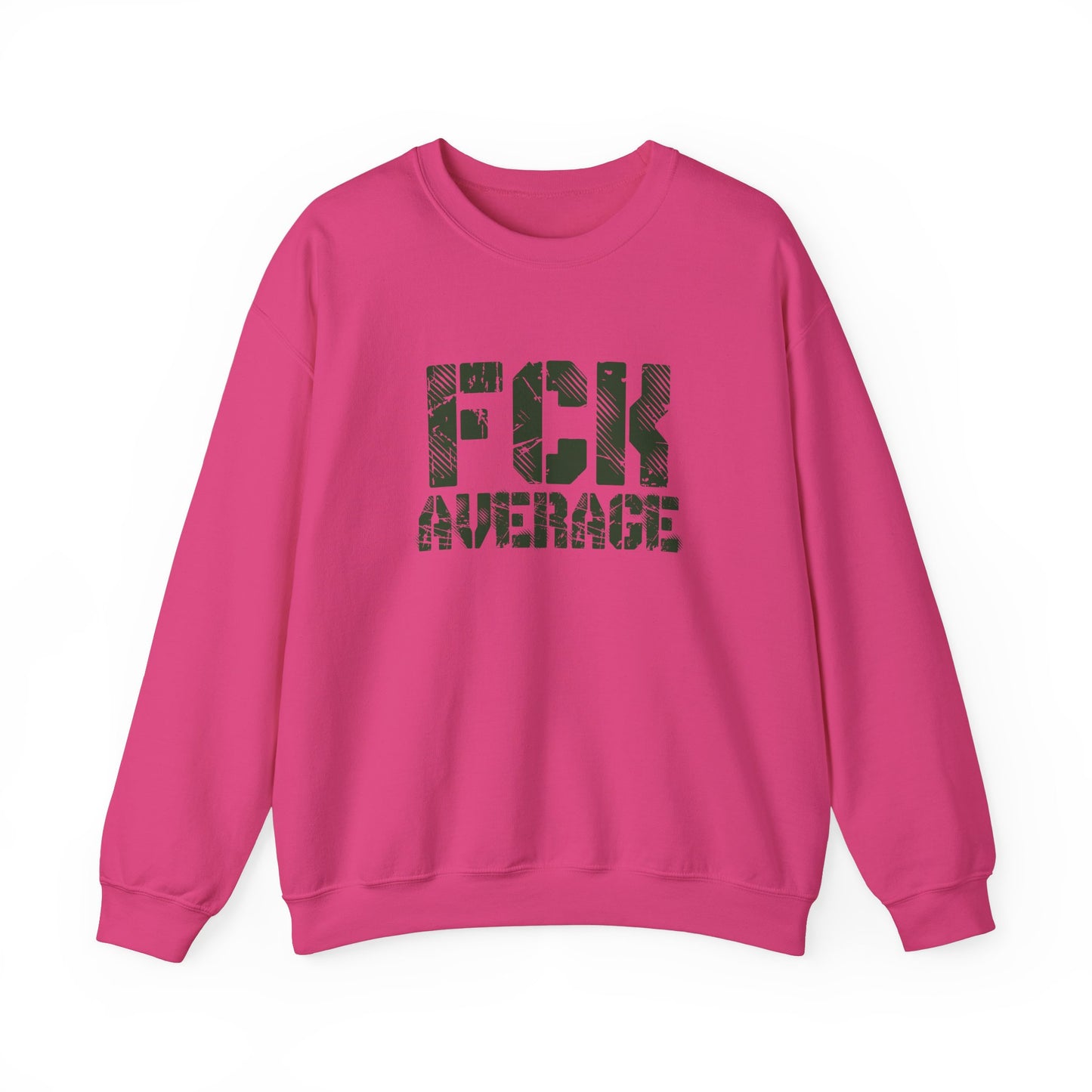 Women's "FCK Average" Crewneck (Green)