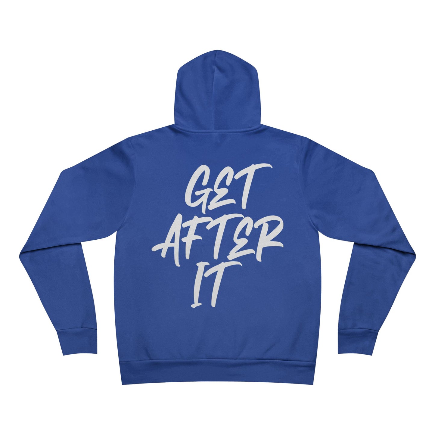 Women's "Get After It" - V1 Regular Hoodie (White)