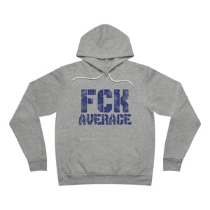 Open image in slideshow, Men&#39;s &quot;FCK Average&quot; Regular Hoodie (Blue)
