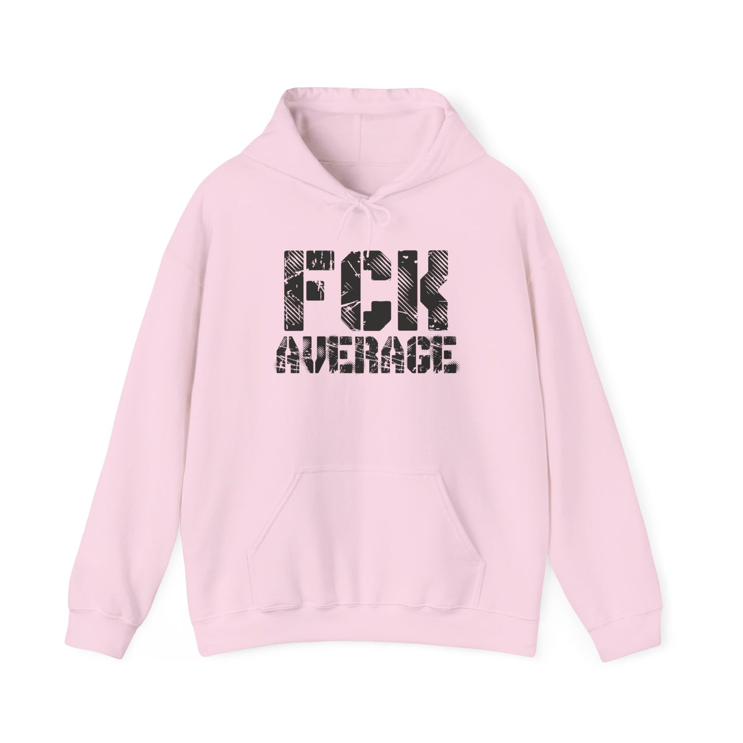 Women's "FCK Average" Heavy Hoodie (Black)