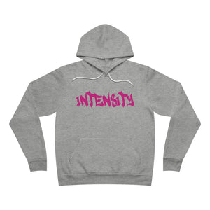 Open image in slideshow, Women&#39;s &quot;INTENSITY&quot; Regular Hoodie (Hot Pink)
