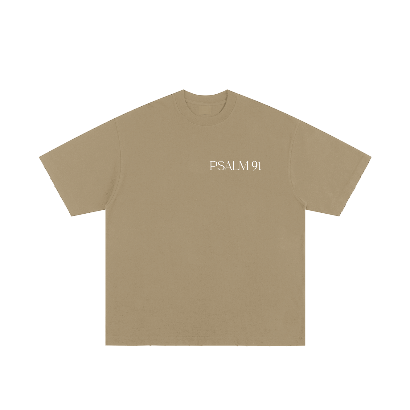 Psalm 91 Tee — White Print