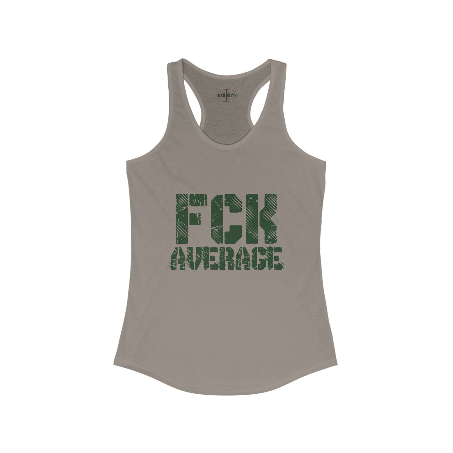 Women's "FCK Average" Tank Top (Green)