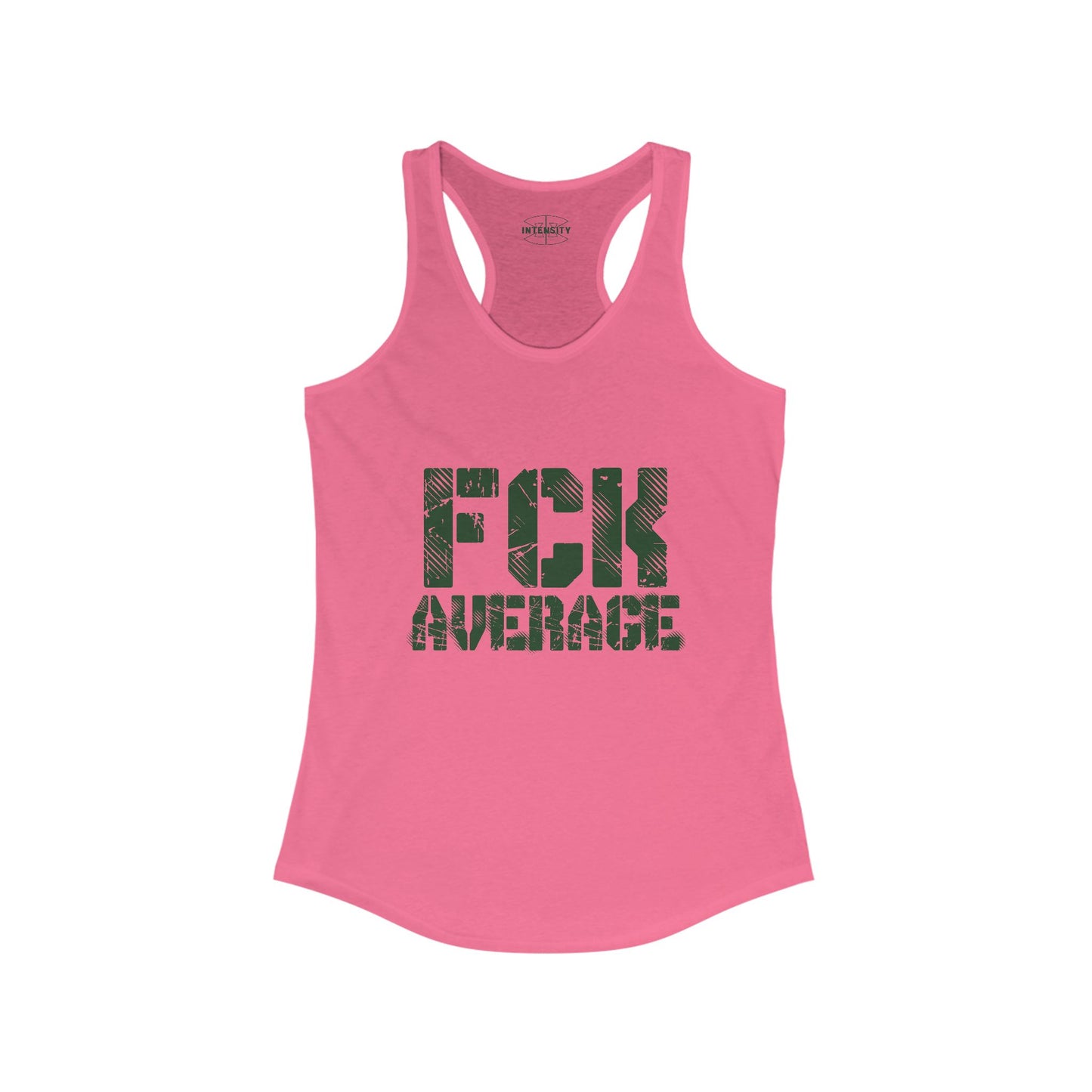 Women's "FCK Average" Tank Top (Green)