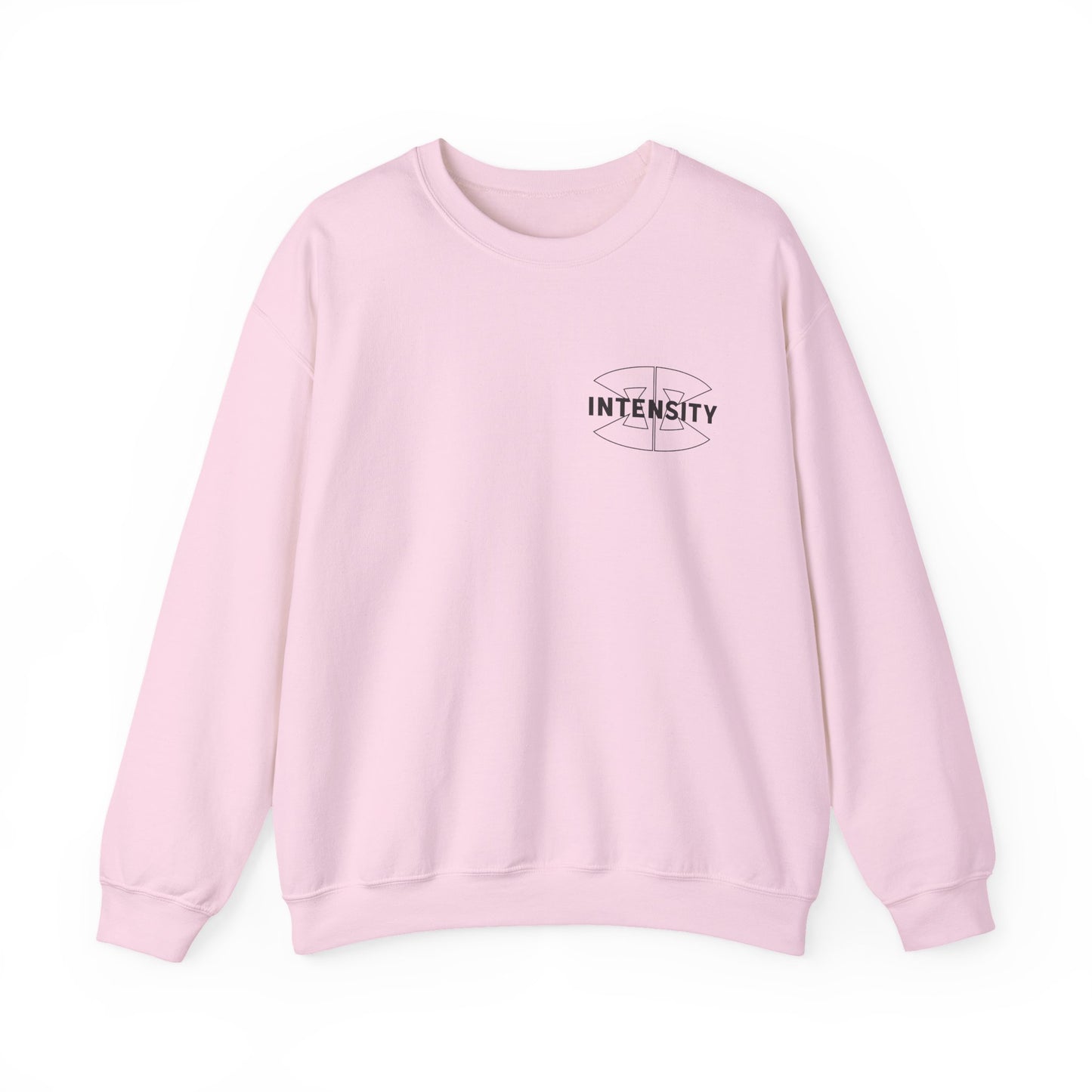 Women's "Train With Intensity" Crewneck Sweatshirt (Black)