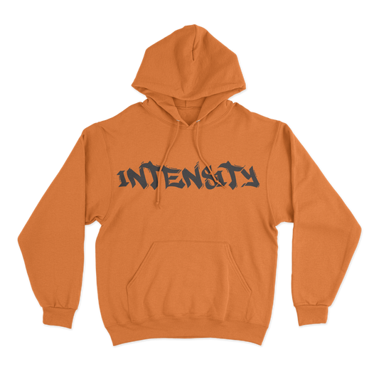 LIMITED EDITION: Men's "INTENSITY" Solid Orange Heavy Hoodie