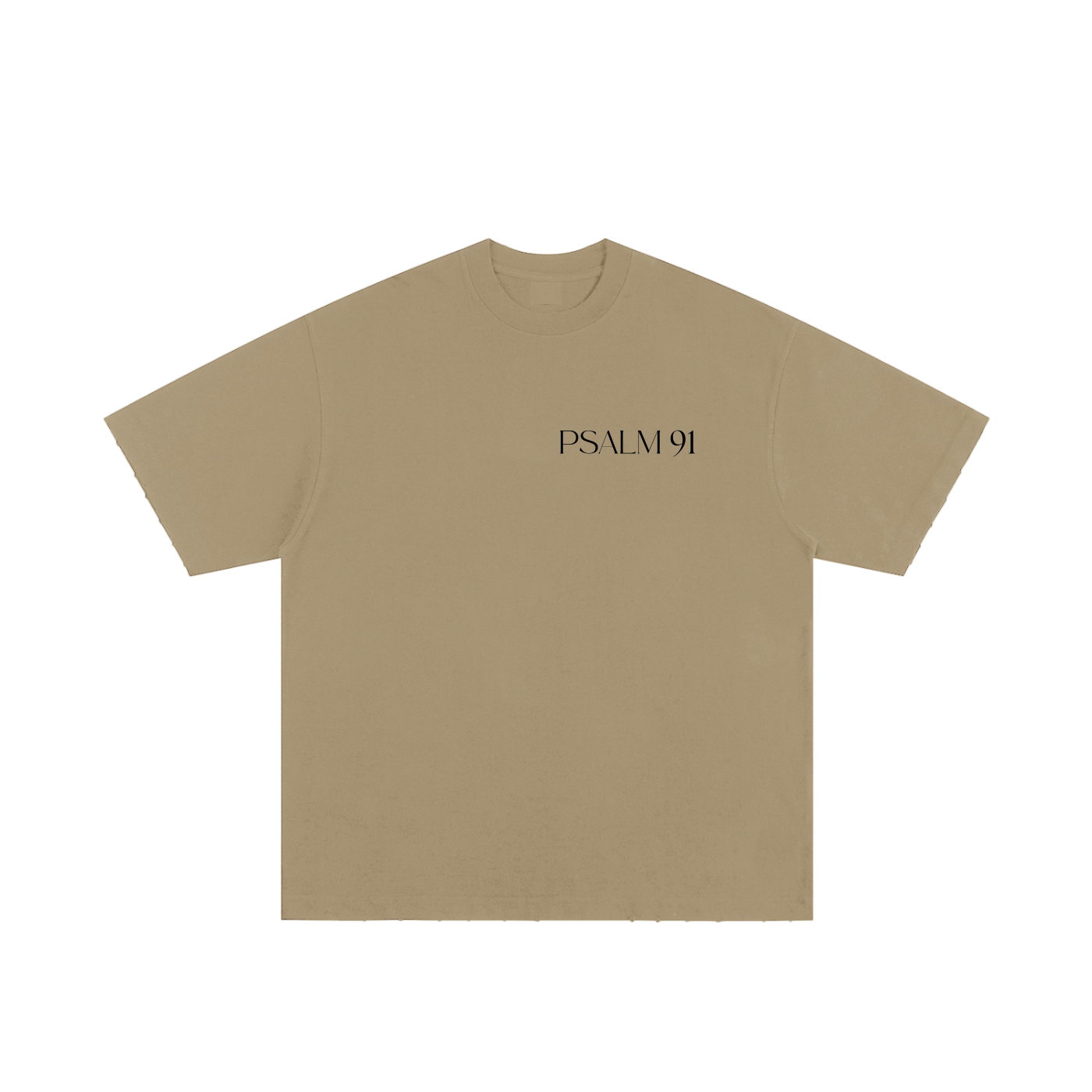 Psalm 91 Tee — Black Print