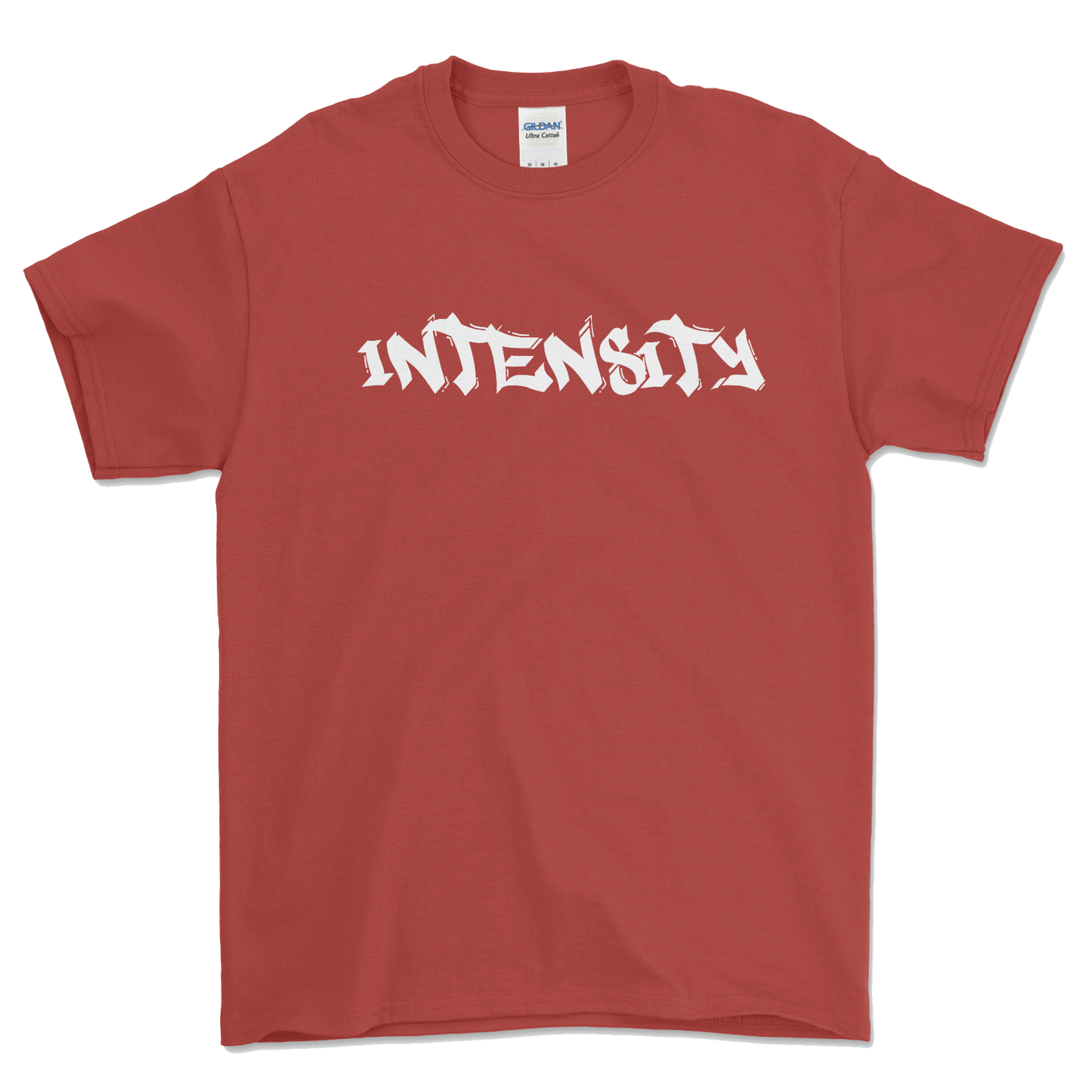 Men's "INTENSITY" Solid Red T-Shirt