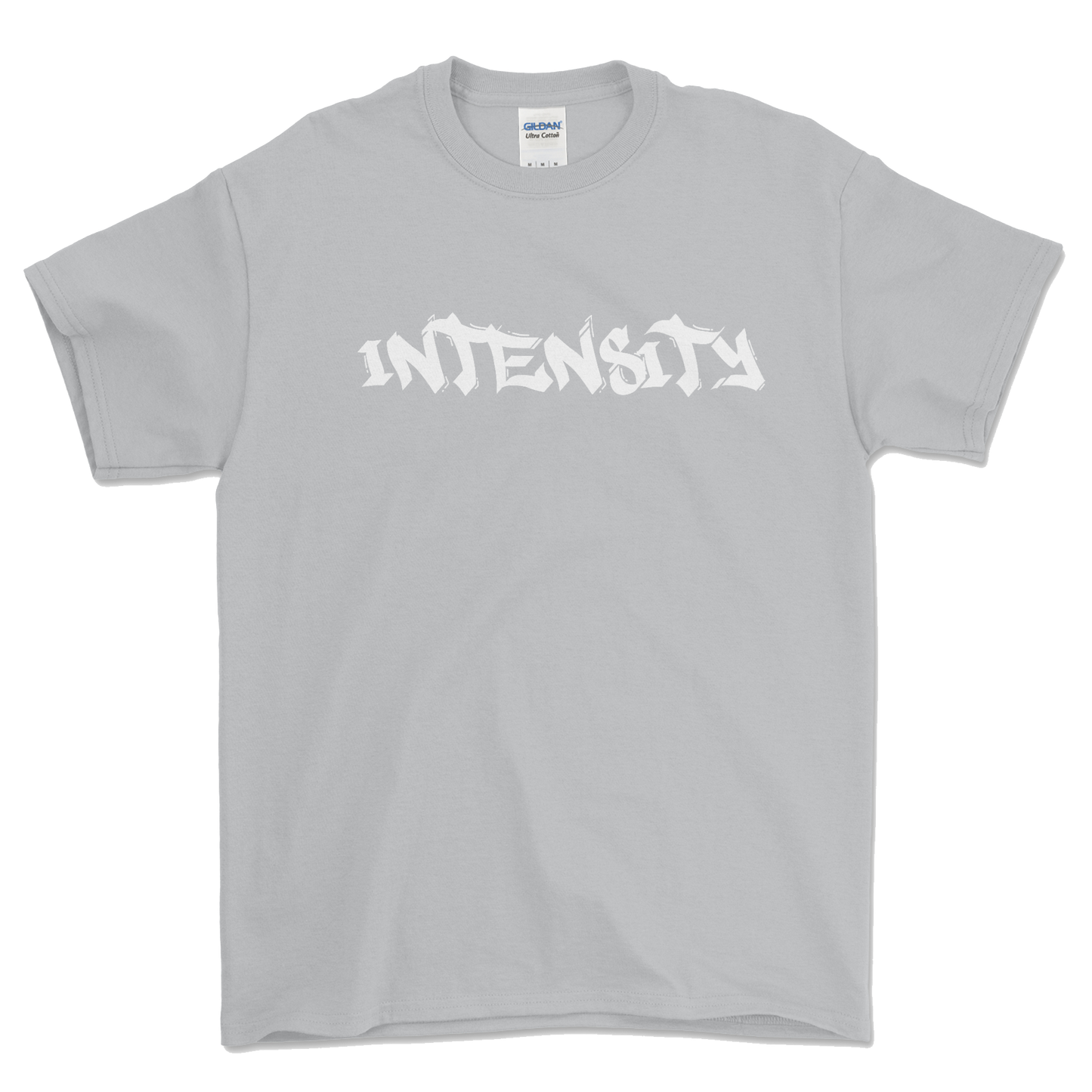 Men's "INTENSITY" Solid Grey T-Shirt