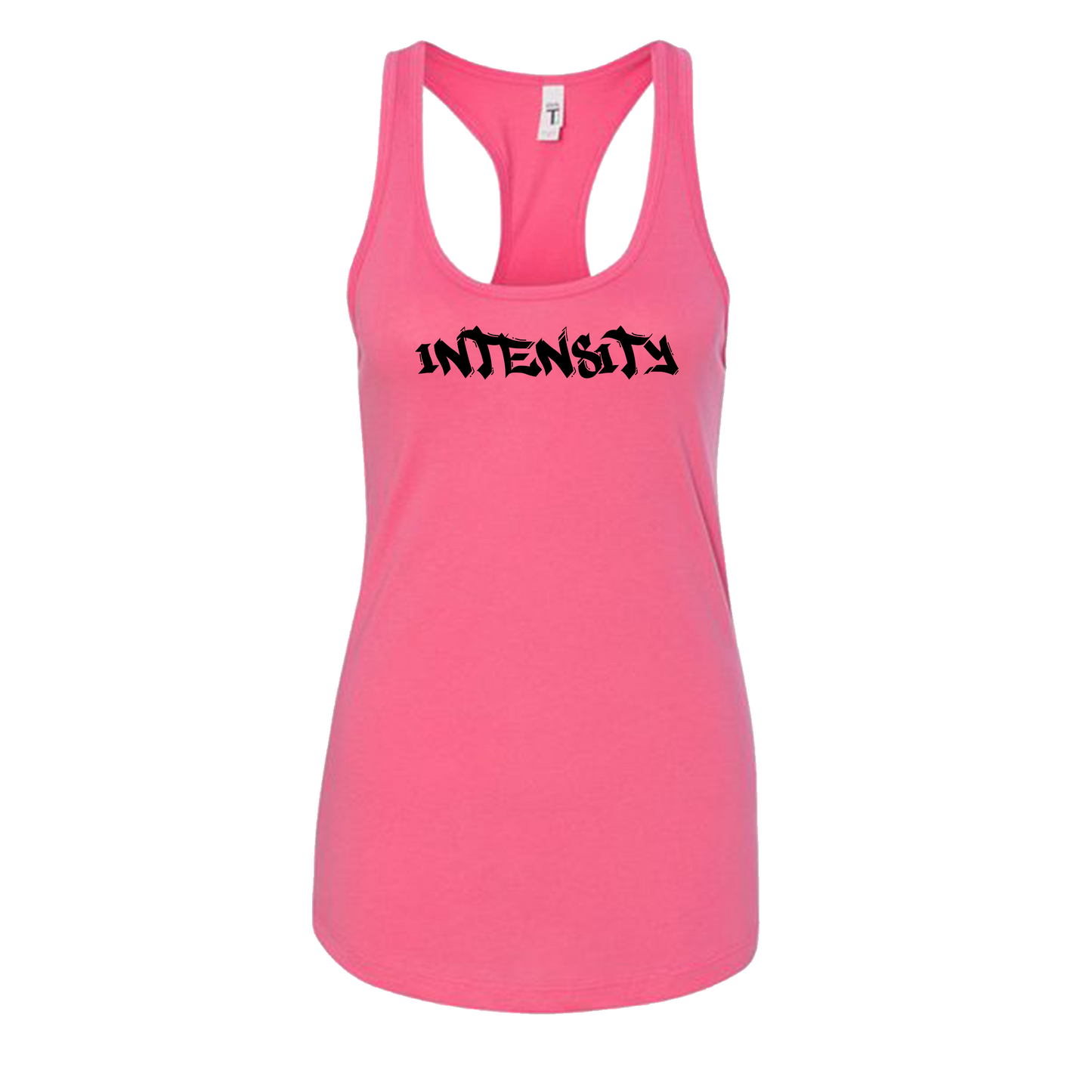 Women's "INTENSITY" Solid Hot Pink Women's Tank Top